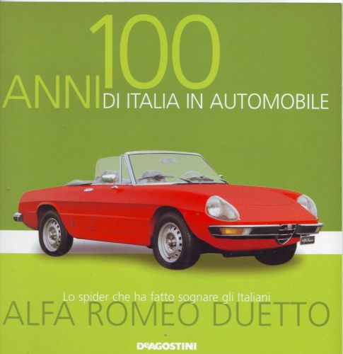 Booklet alfa romeo duetto rare 30 pages