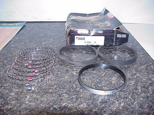 New set of 8 sealed power e-458k .030&#034; metric piston rings ford 302