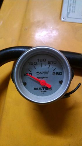 Auto meter pro comp 2- 5/8&#034; silver water temp.