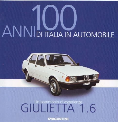 Booklet alfa romeo giulietta 1.6. rare 30 pages