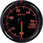 Defi racer gauge 52mm voltage meter df07005 red