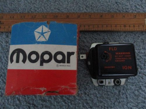 Nos 1966 1967 1968 mopar voltage regulator 2444980 dodge plymouth charger hemi