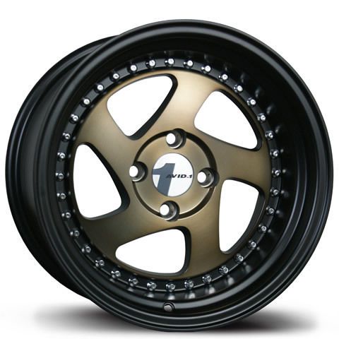 Avid.1 av-19 16x8 4x100 +25 matt bronze 5 spokes blade jdm wheels set 16x8&#034; av19