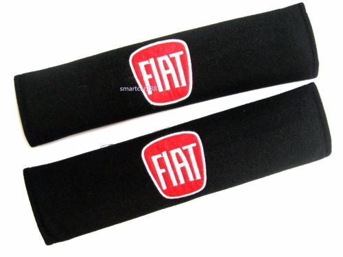 2 x seat belt cover shoulder pads covers cushion for fiat abarth,punto,panda