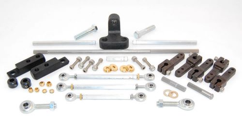 Ford 351c cleveland aed pro tunnel ram 2x4 carburetor linkage kit