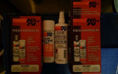 2 k&amp;n filter recharge recharger kits 99-5000