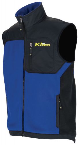 Klim mens blue/black everest snowmobile mid-layer vest snocross snow