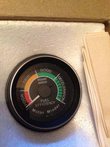 Nos early 1970&#039;s stewart warner 82300 motor minder fuel efficiency gauge niob