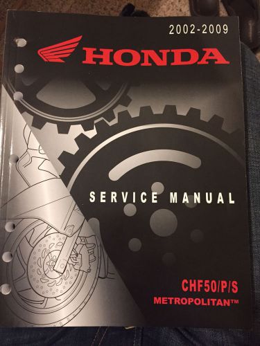 2002-2009 honda metropolitan maintenance manual chf50/p/s