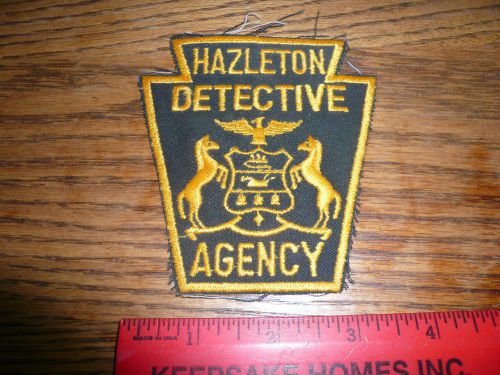 Hazelton detective agency patch