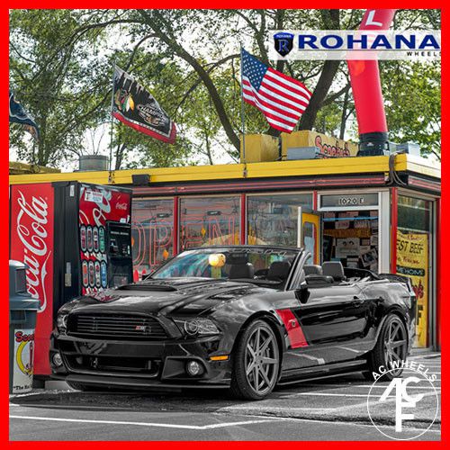 (1pc) 19&#034;x9.5  rohana wheel rc7 matte graphite  5-114.3 fit mustang