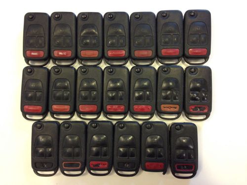 Lot of 20 mercedes benz ml 98-05 oem switchblade remote flip key less entry fob