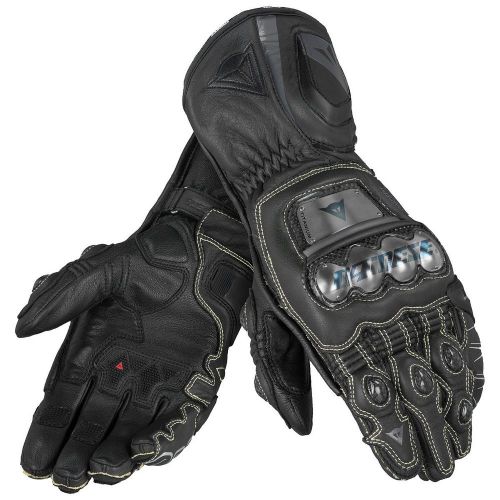 Dainese full metal d1 leather gloves  black/black