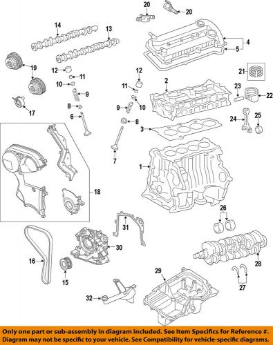 Ford oem 11-15 fiesta-valve seals be8z6571c