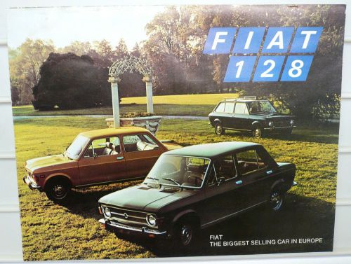 Fiat 128 sales brochure metro imports seattle stamped