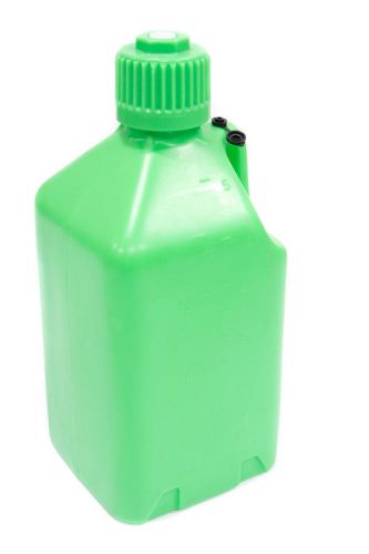Scribner utility jug fuel water can motorsport container glow green plastic race