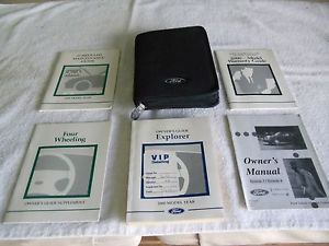 Owners guide and manual for 2000 ford explorer in cloth case