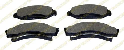 Monroe dx375 brake pad or shoe, front-monroe dynamics brake pad