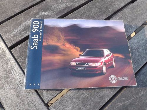 1998 saab 900 owners manual  good shape free shipping