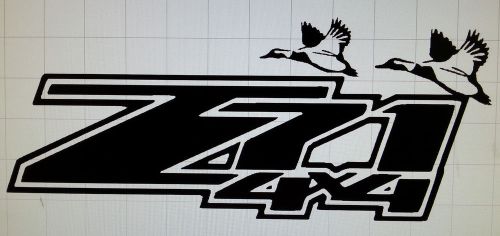 Chevy new*your choice*smaller*setof z71 4x4/w ducks/vinyl decal sticker