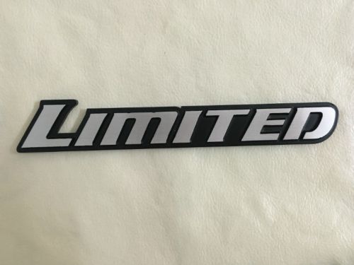 Limited brushed sticker universal 3d metal logo emblem badge decal car auto