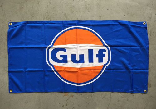 Gulf oil flag - porsche ruf 356 ford gt40 aston martin gt2 mclaren lamborghini