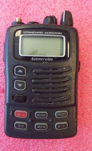 Standard horizon hx460sb submersible vhf / fm marine transceiver @hs,j13