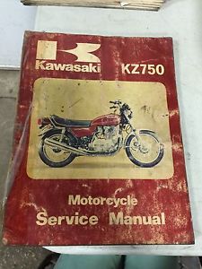 1979 1980 kawasaki kz750 motorcycle service repair shop workshop manual x