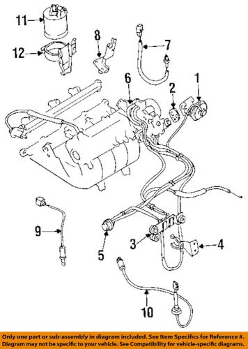 Mitsubishi oem 1994 galant 2.4l-l4 emission-exh temperature sensor md304480