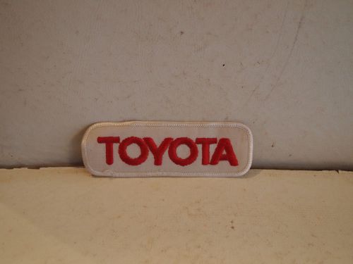 Vintage toyota patch excellent condition, never used