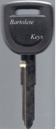 Transponder key blank fits 2006 2007 mazda mx9 m x 9