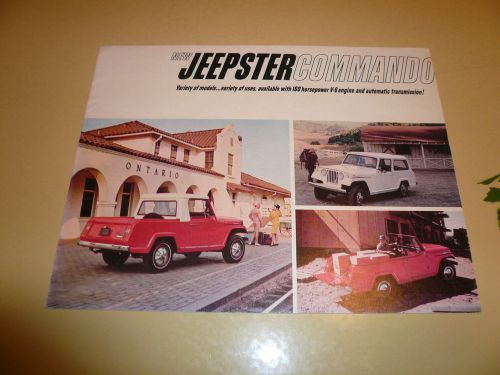 Jeepster commando sales brochure - form no 66-19