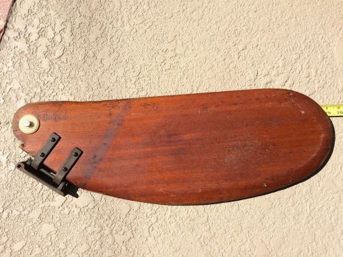 Teak sailboat rudder in great condition