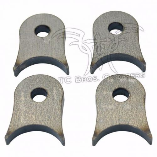 Weld on steel mounting tabs style 10  (custom bobber rigid hardtail chopper)