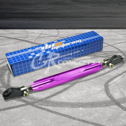 For 01-05 civic em/es 40mm aluminum purple rear lower strut brace bar+bracket