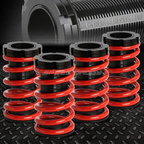 1-3&#034; adjustable coilover suspension lowering spring for 01-05 honda civic em red