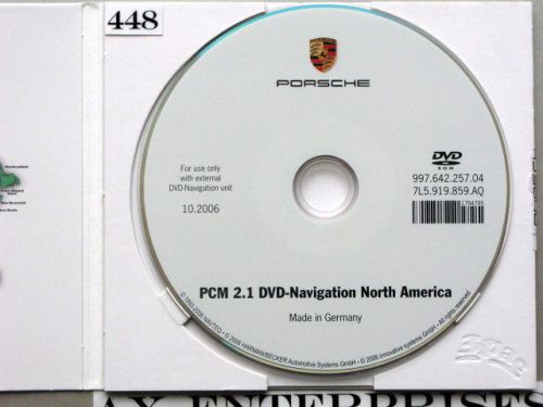 06 07 08 porsche cayman s coupe pcm 2.1 navigation dvd map edition 10.2006 *oem*