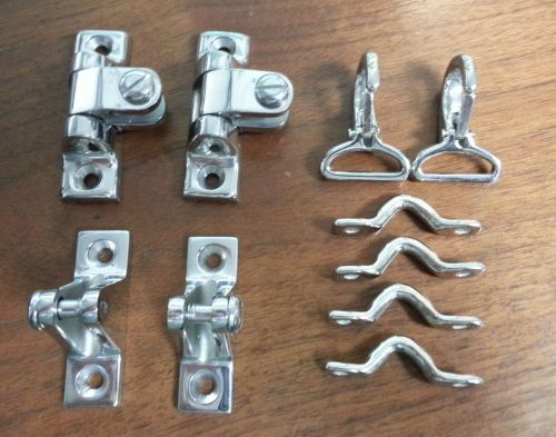 Carver bimini stainless steel hardware fittings 10 pieces