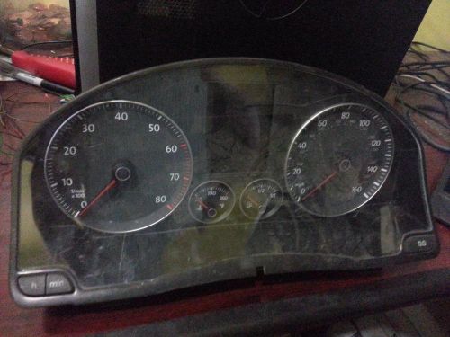Volkswagen jetta speedometer cluster; (cluster), vin k (8th digit), mph, w/mul