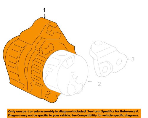 Honda oem 06-07 accord 3.0l-v6-alternator 06311rcb505rm