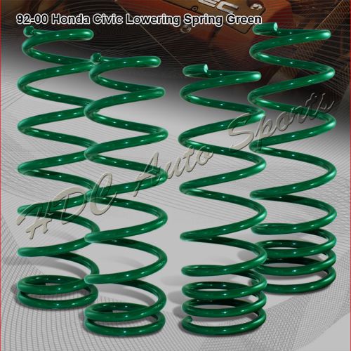 For 1994-2001 acura integra jdm green suspension coil lower lowering springs kit