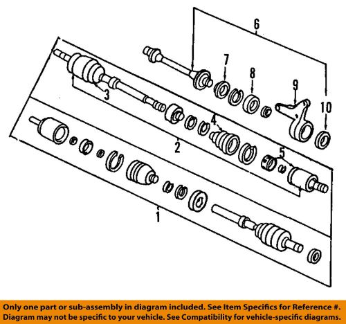 Honda oem 90-91 prelude-front shaft bearings 91057sl4003