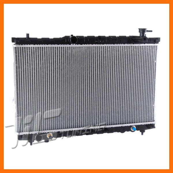 For hyundai santa fe 2.4l 2.7l v6 01 02 03 04 05 06 aluminum radiator assembly