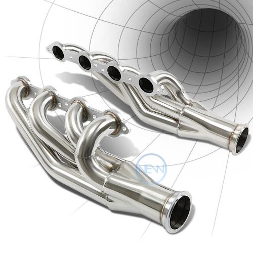 Fit chevy gm sbc 97-14 small block ls v8 stainless steel header manifold exhaust