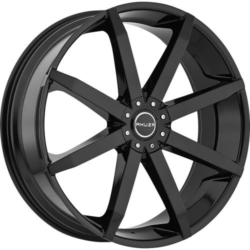 843880055+35gb 18x8 5x115 5x120 wheels rims black +35 offset alloy 8 spoke