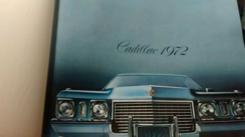 Cadillac 1972 sales brochure rohrich pittsburgh