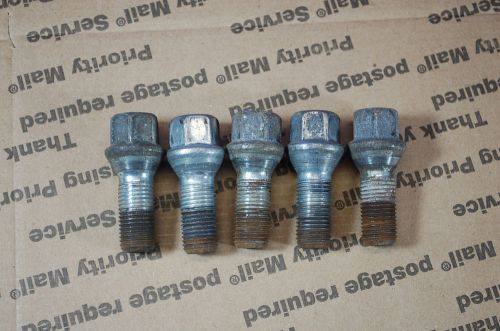 1999-2014 volkswagen golf mk4 mk5 mk6 gti tdi oem 5 lug nuts set of five oem