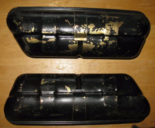 Porsche 356 super 90 vented ball check valve covers. vg  condition.