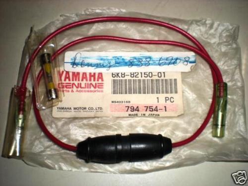 Nos yamaha 1995 wb700t fuse holder 6k8-82150-01