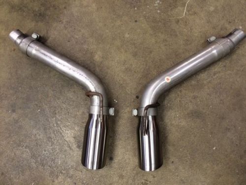 2010-2015 camaro ss v8 slp loud mouth axle back exhaust with 4&#034; tips slp 31211